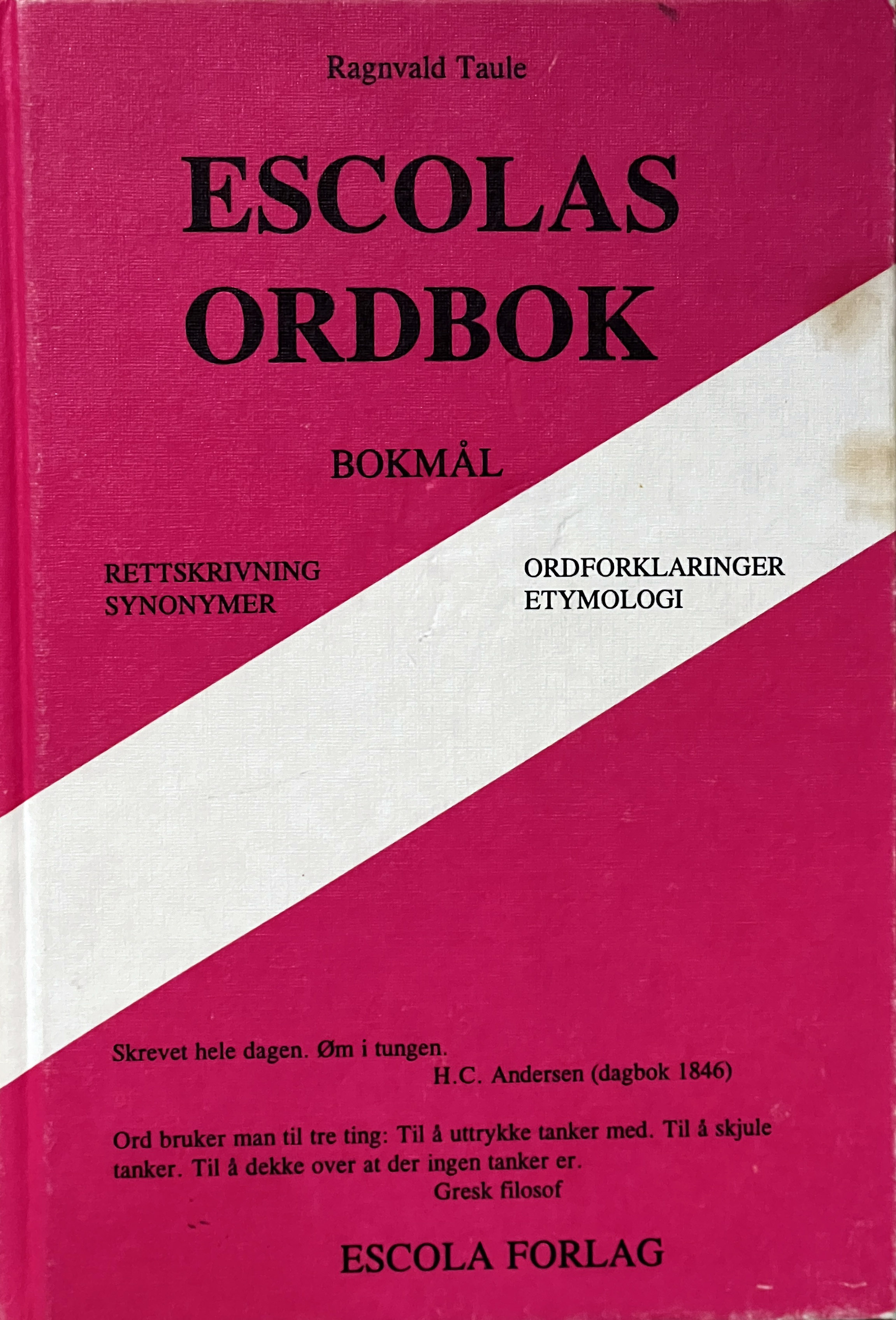 Escolas ordbok