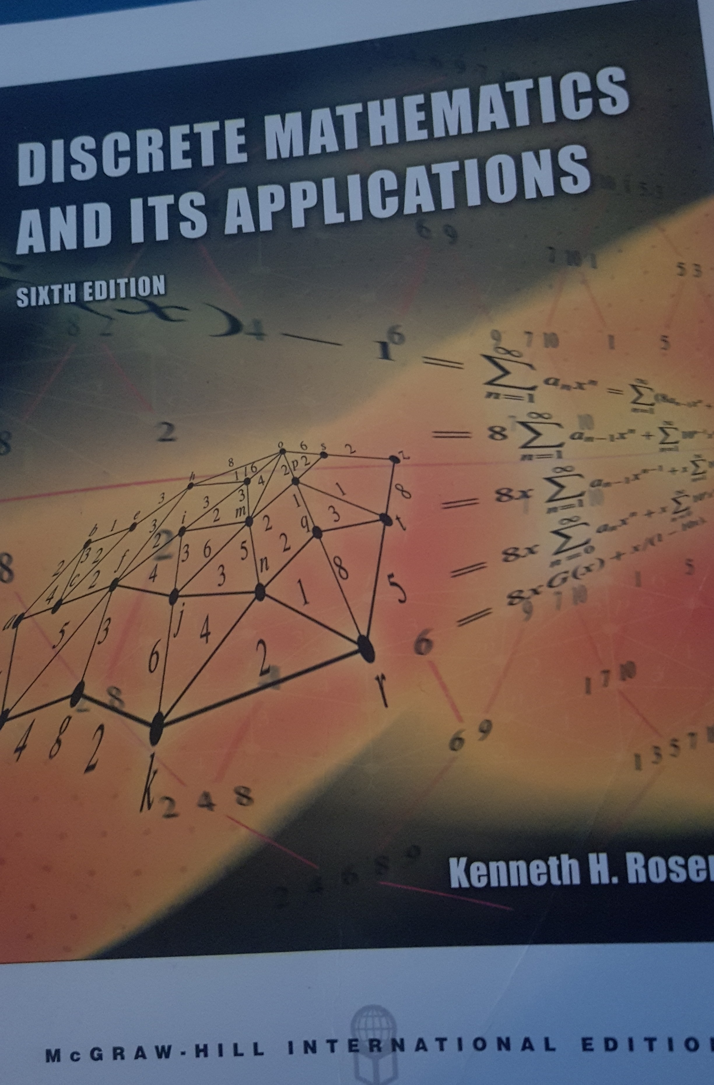 Discrete mathematics and it's applications 