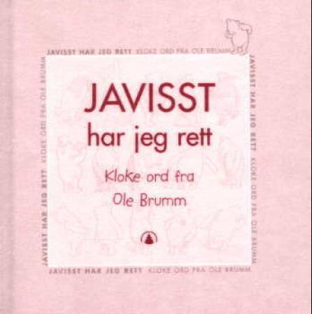Javisst har jeg rett