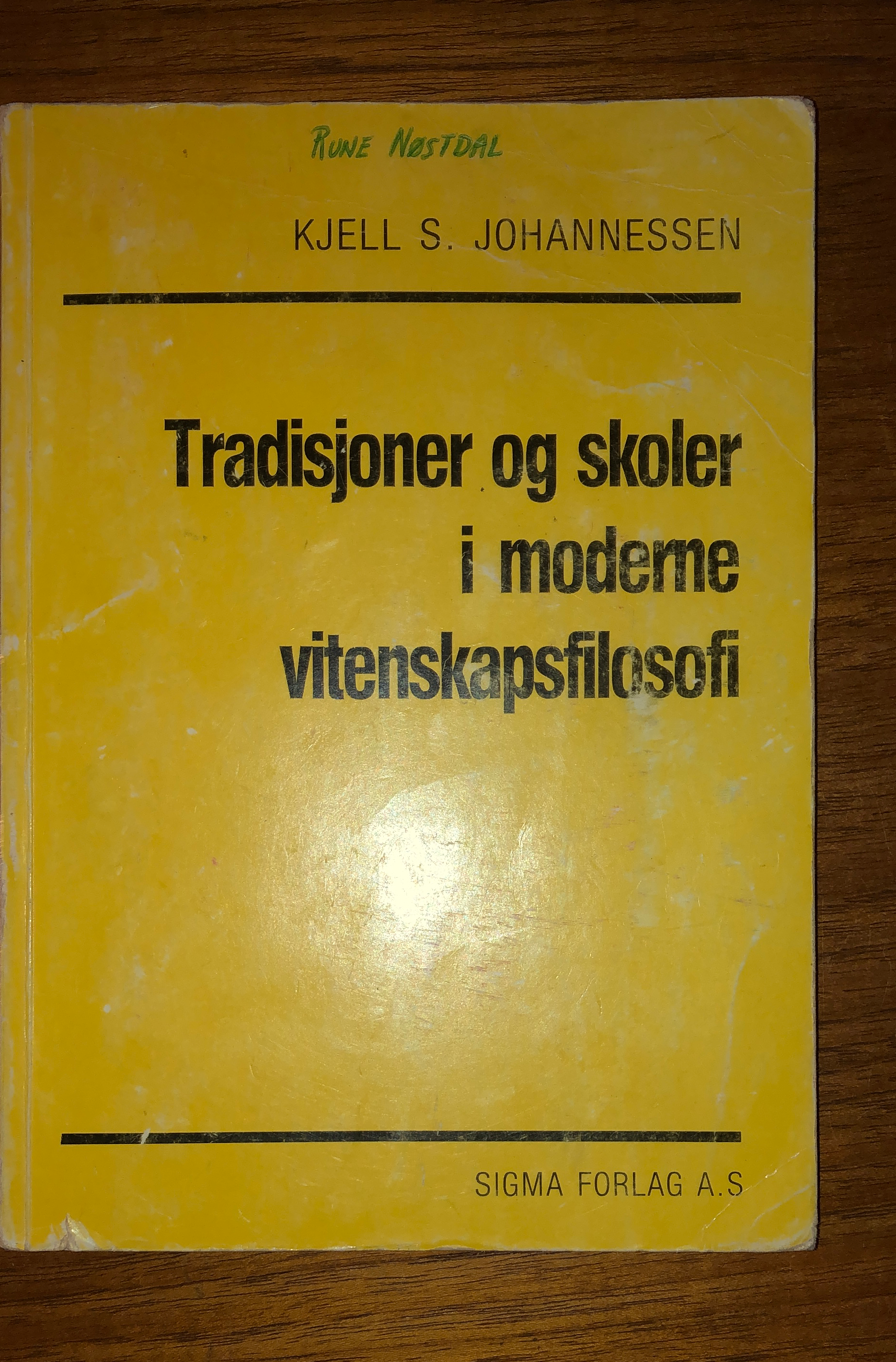 Tradisjoner og skoler i moderne vitenskapsfil…