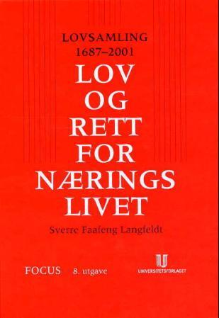 Næringslivets lovsamling 1687-2001
