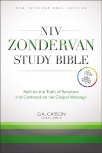 NIV Study Bible Burgundy Bonded Leather