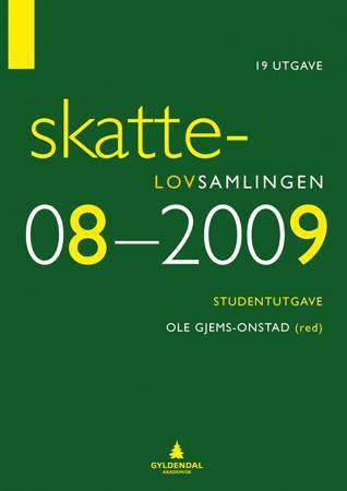 Skattelovsamlingen 2008/09