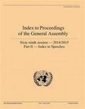 Index to proceedings of the General Assembly