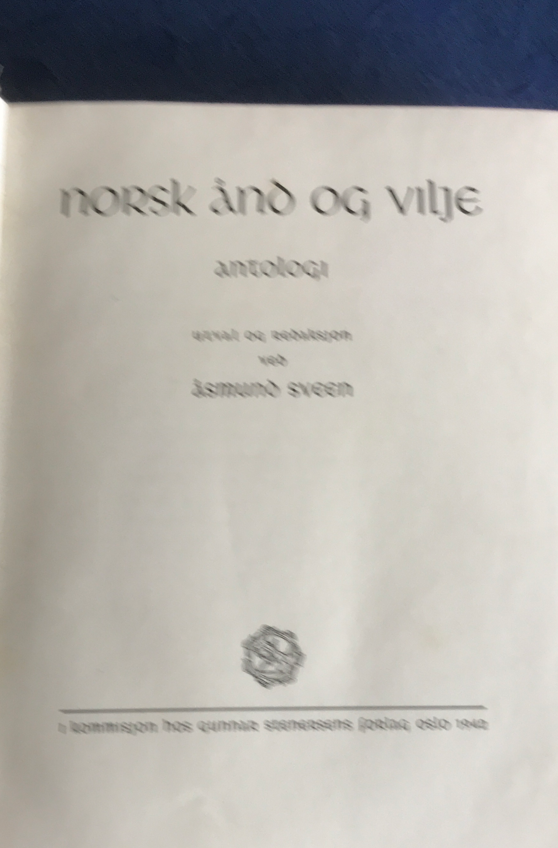 Norsk ånd og vilje 