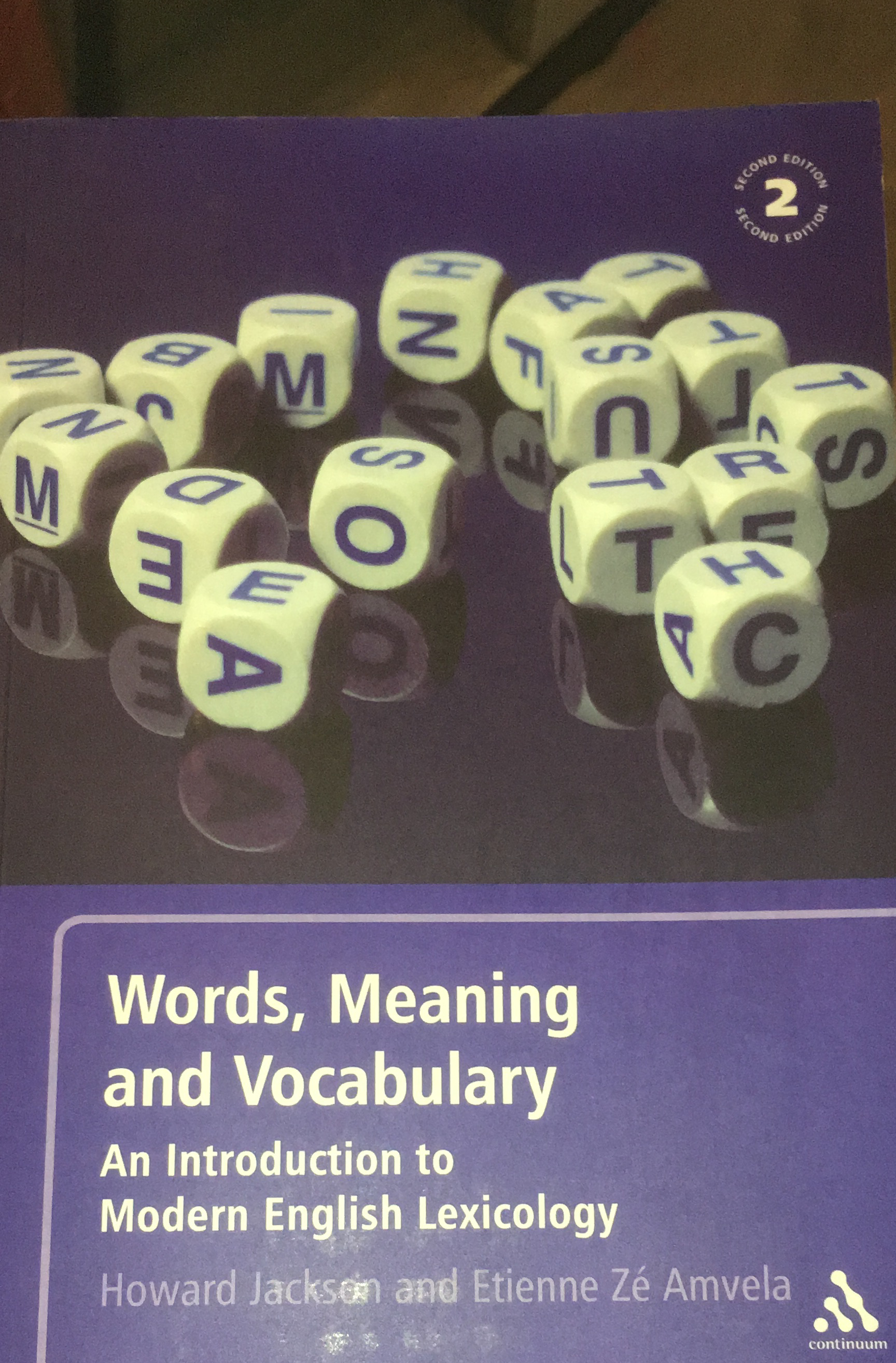 Words, Meaning and Vocabulary