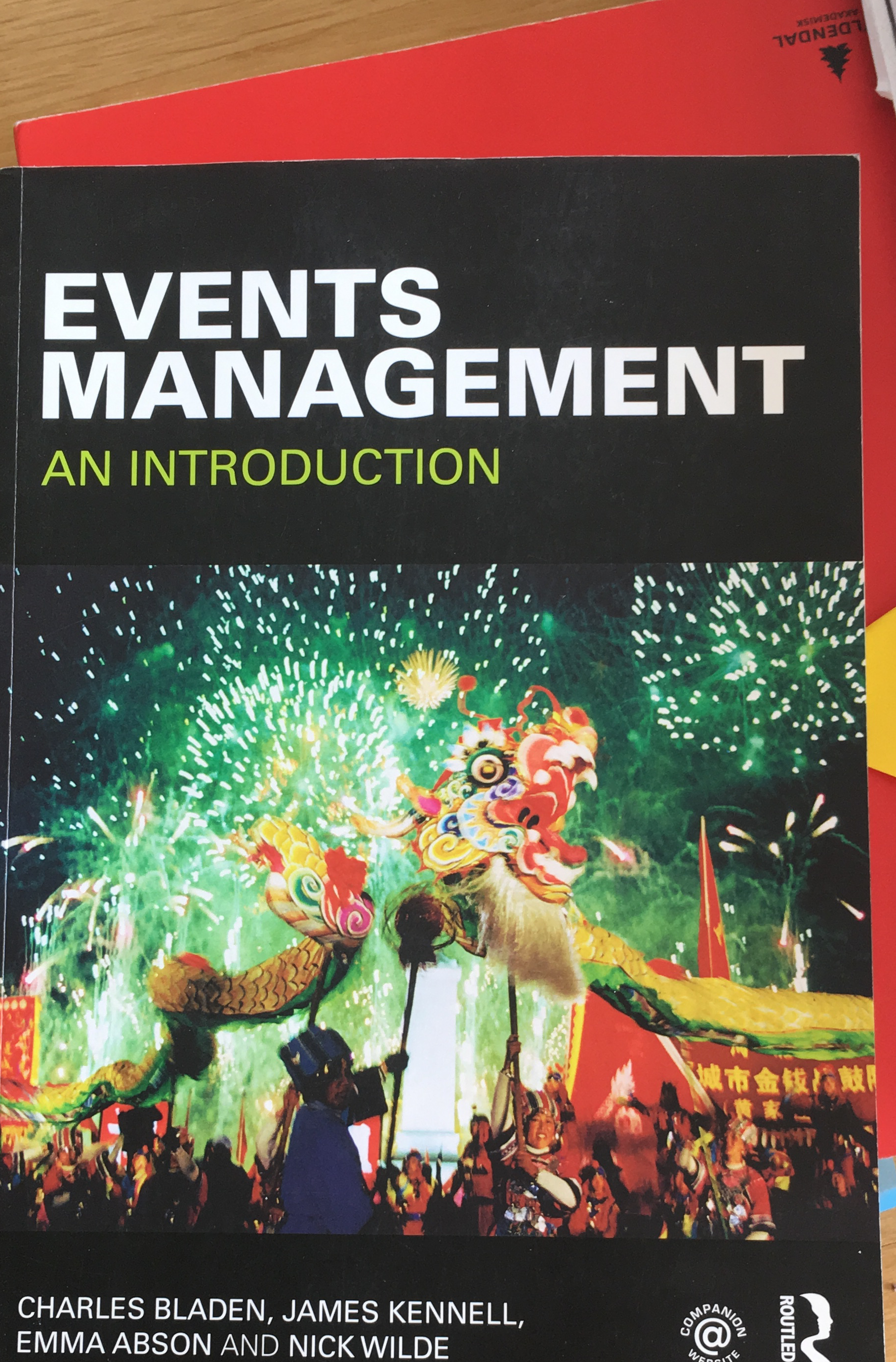 Events management - an introduction