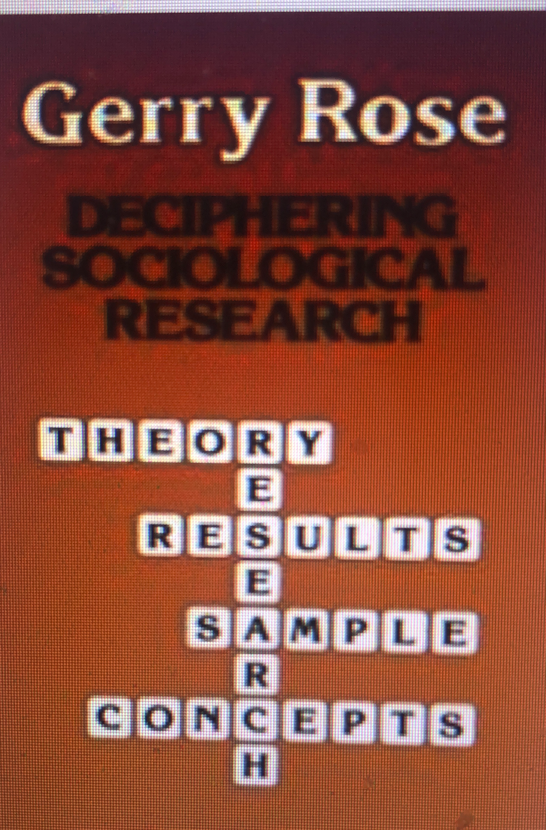 Deciphering Sociological Research