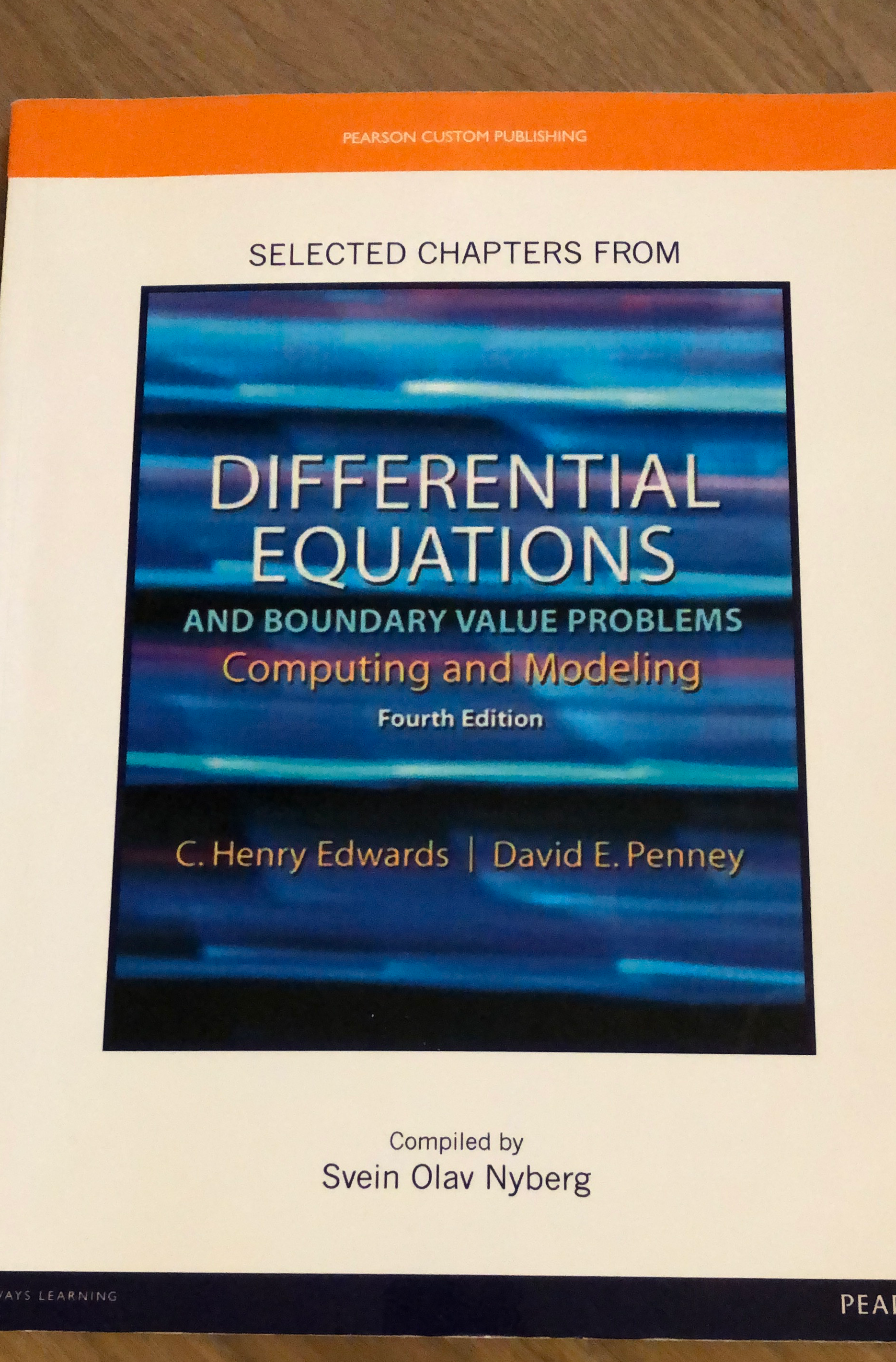 Selected Chapters from Differential Equations