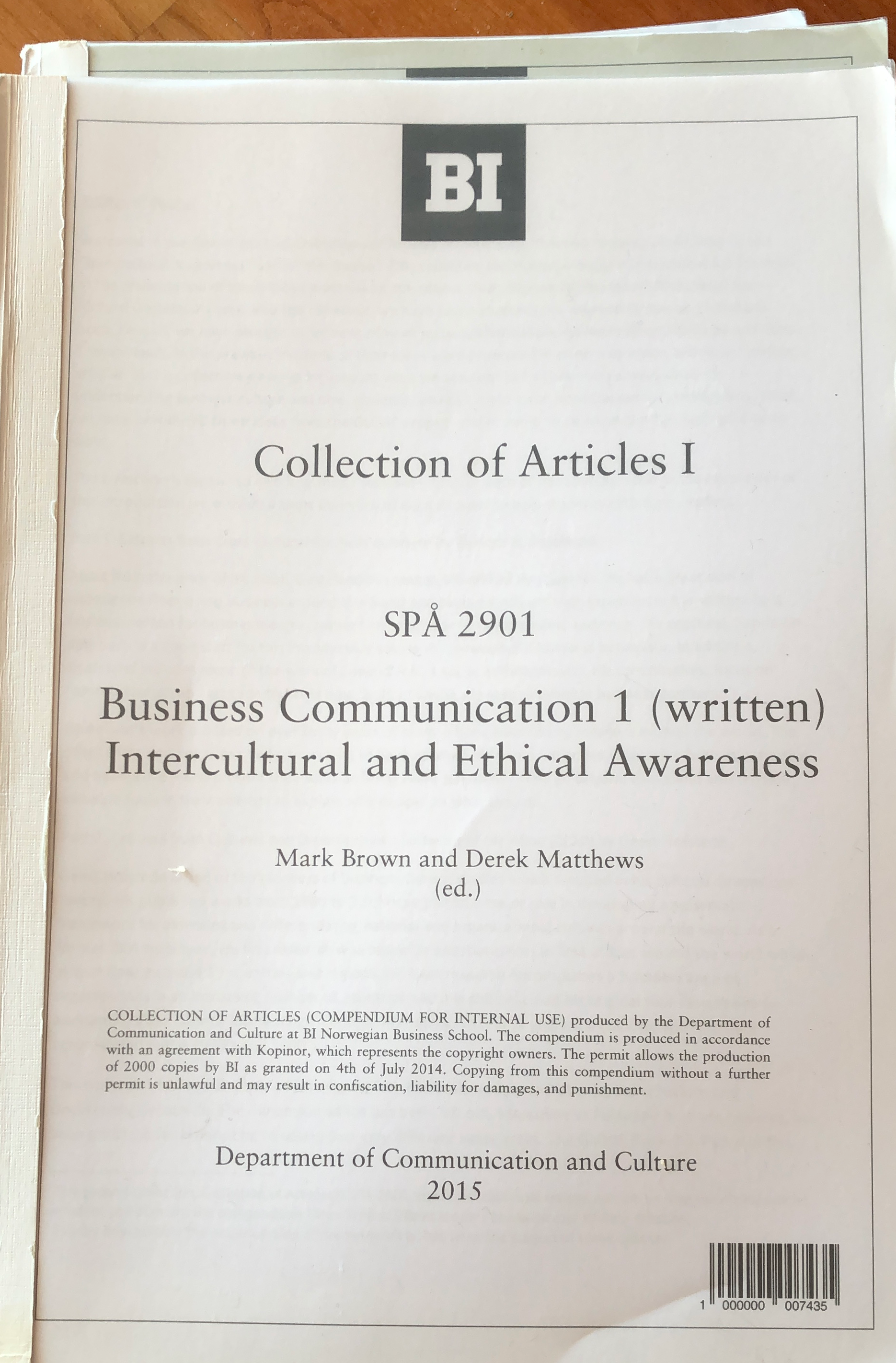 Business communication 1