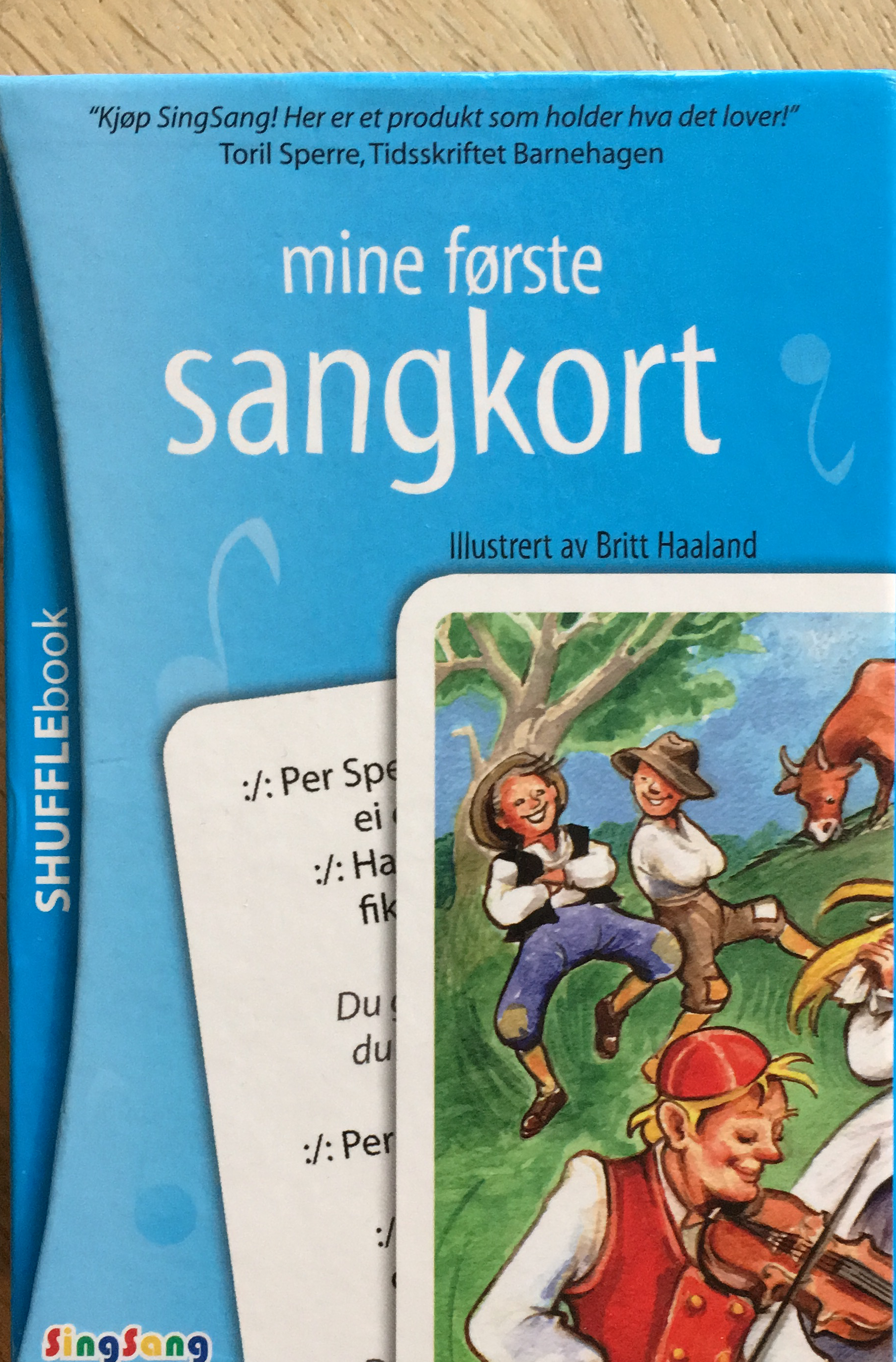 Sing Sang Mine første sangkort