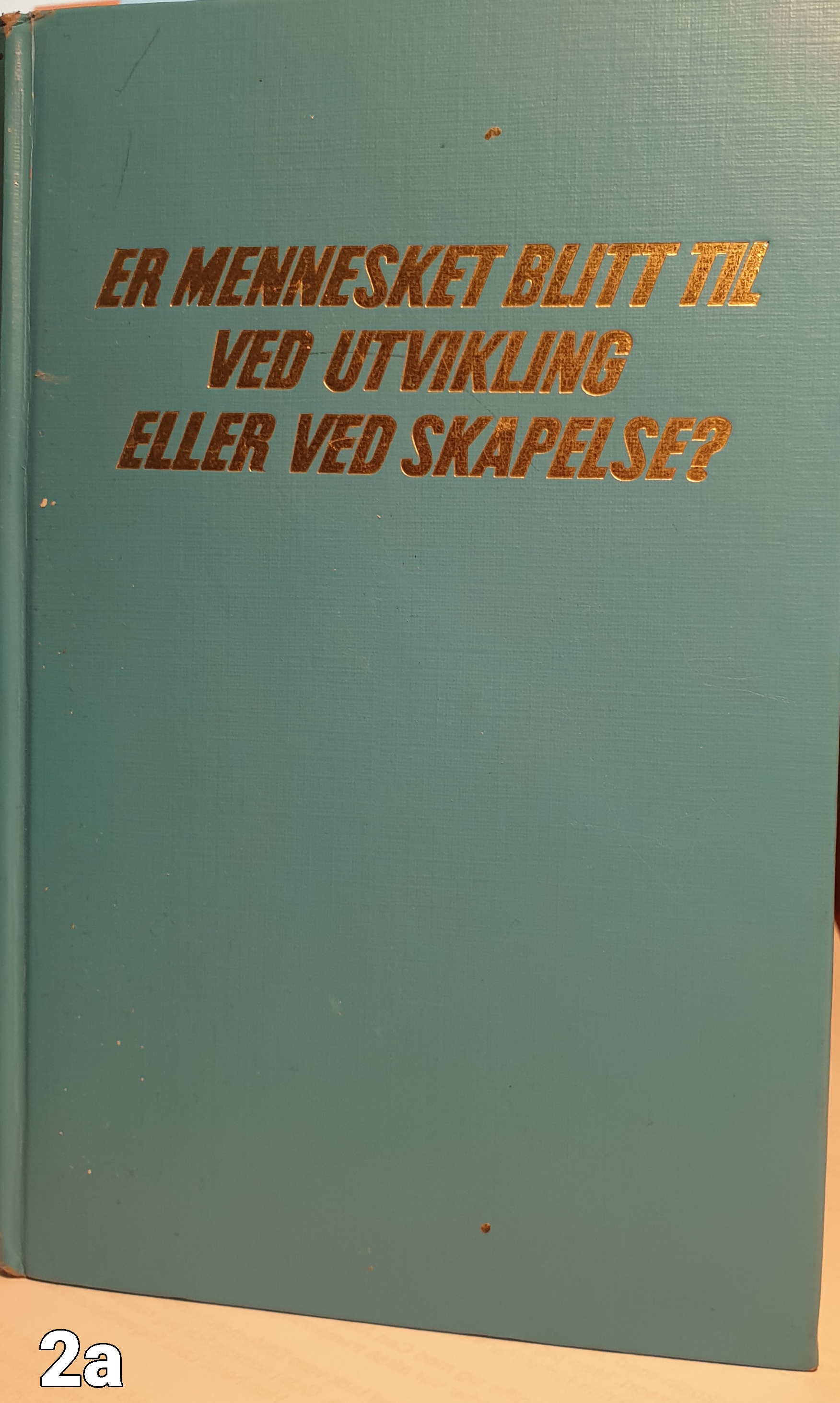 Er menneske blitt til ved utvikling eller ved skapelse?