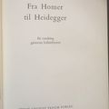 Fra Homer til Heidegger