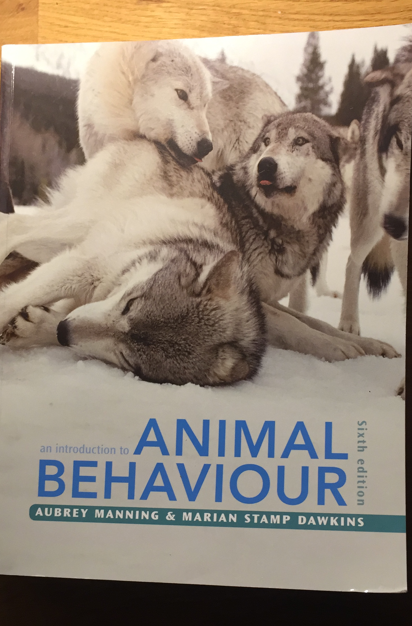 An introduction to animal behaviour (sixth ed…
