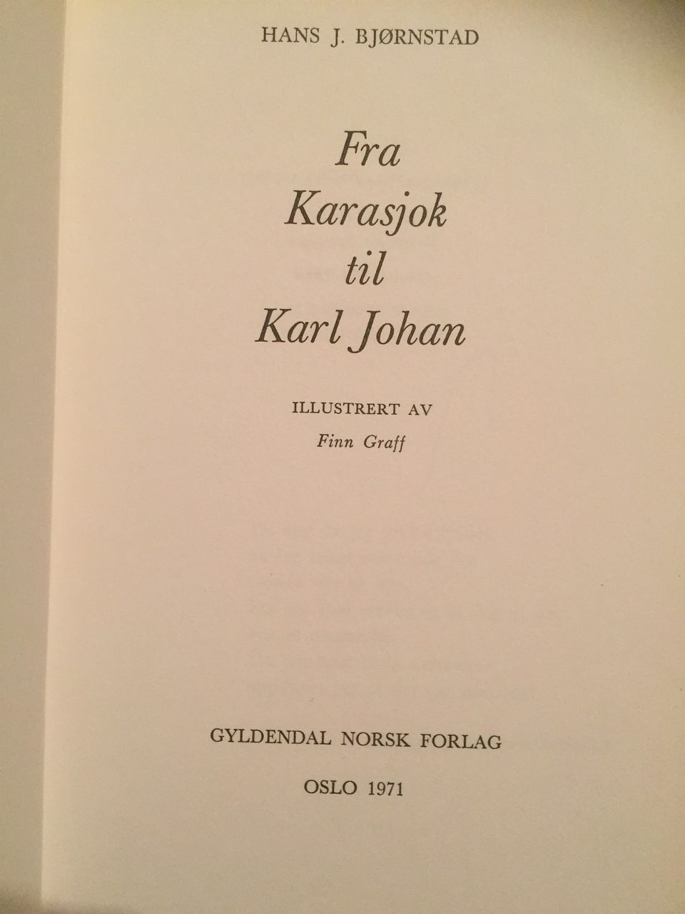 Fra Karasjok til Karl Johan