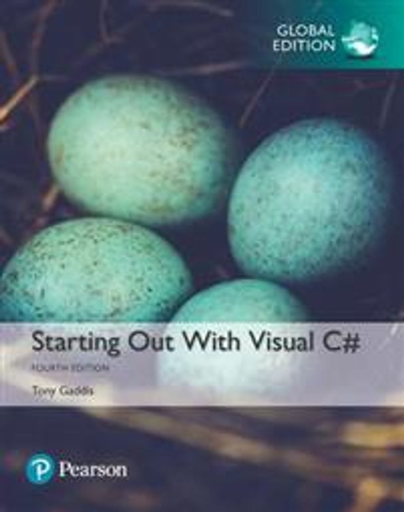 Starting Out With Visual C#