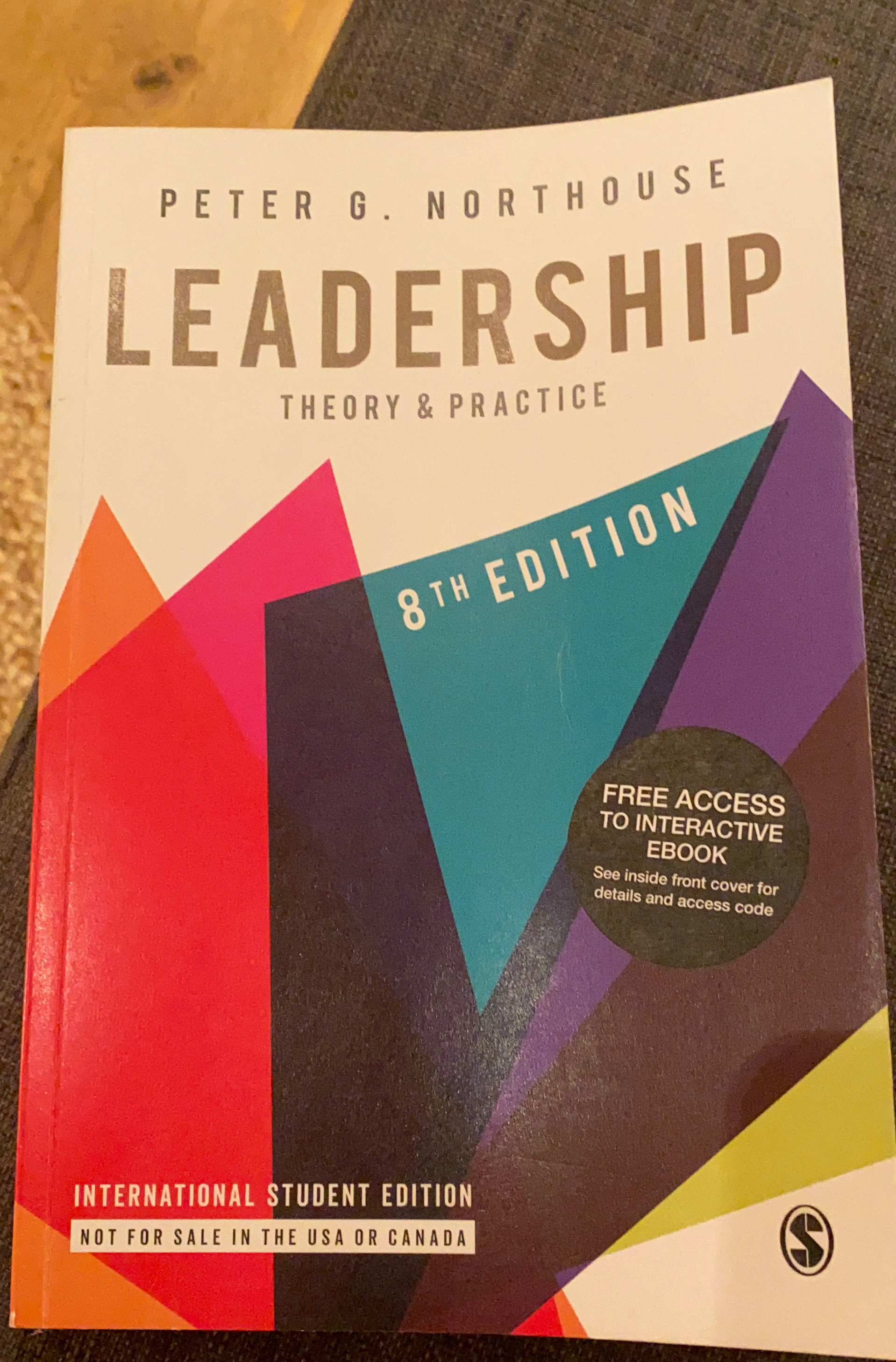 Leadership: Theory and Practice 8th edition 