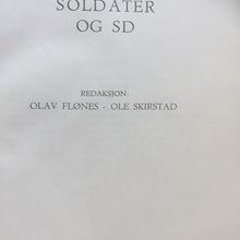 Partisaner, soldater og SD