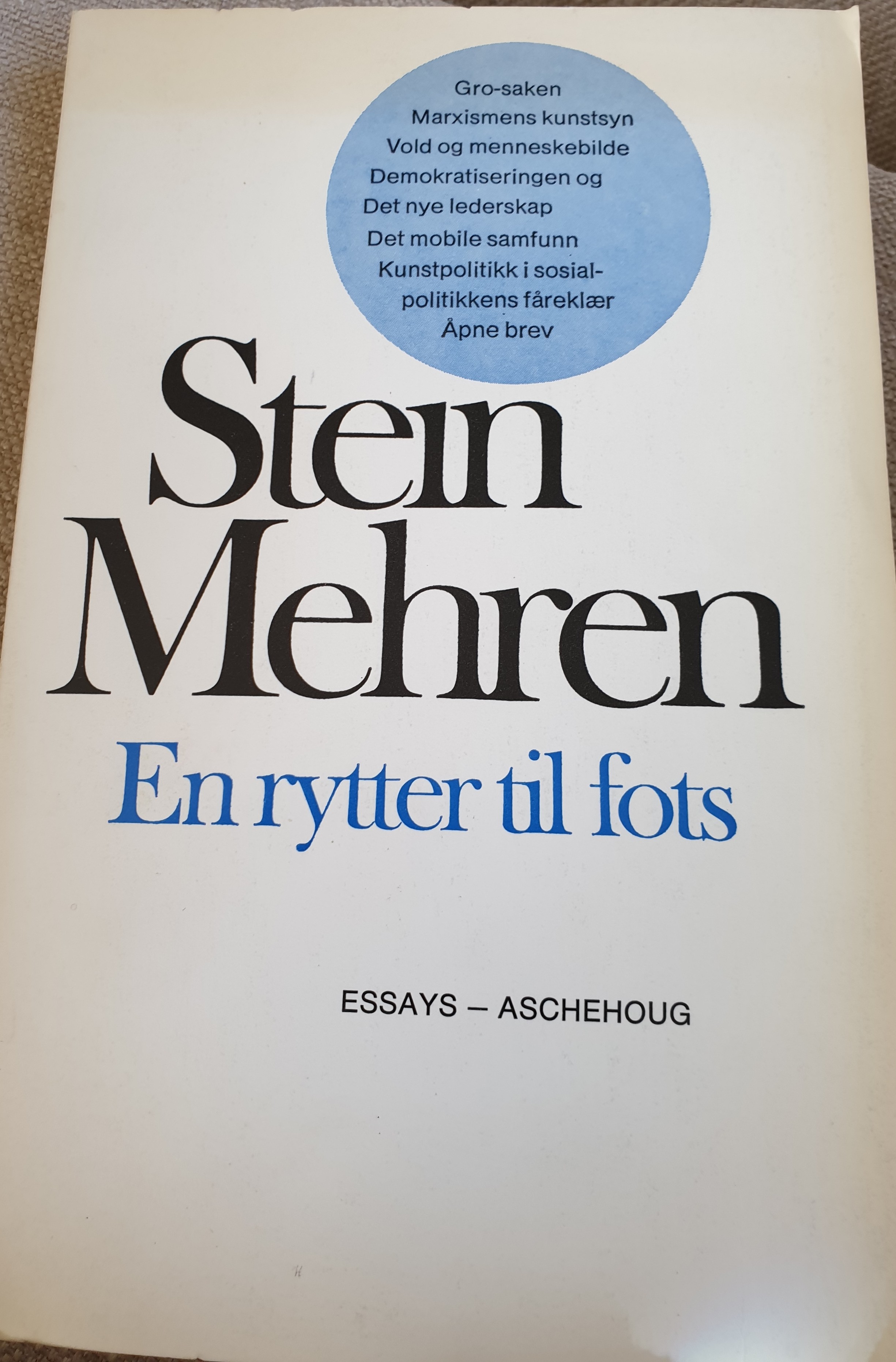 En rytter til fots